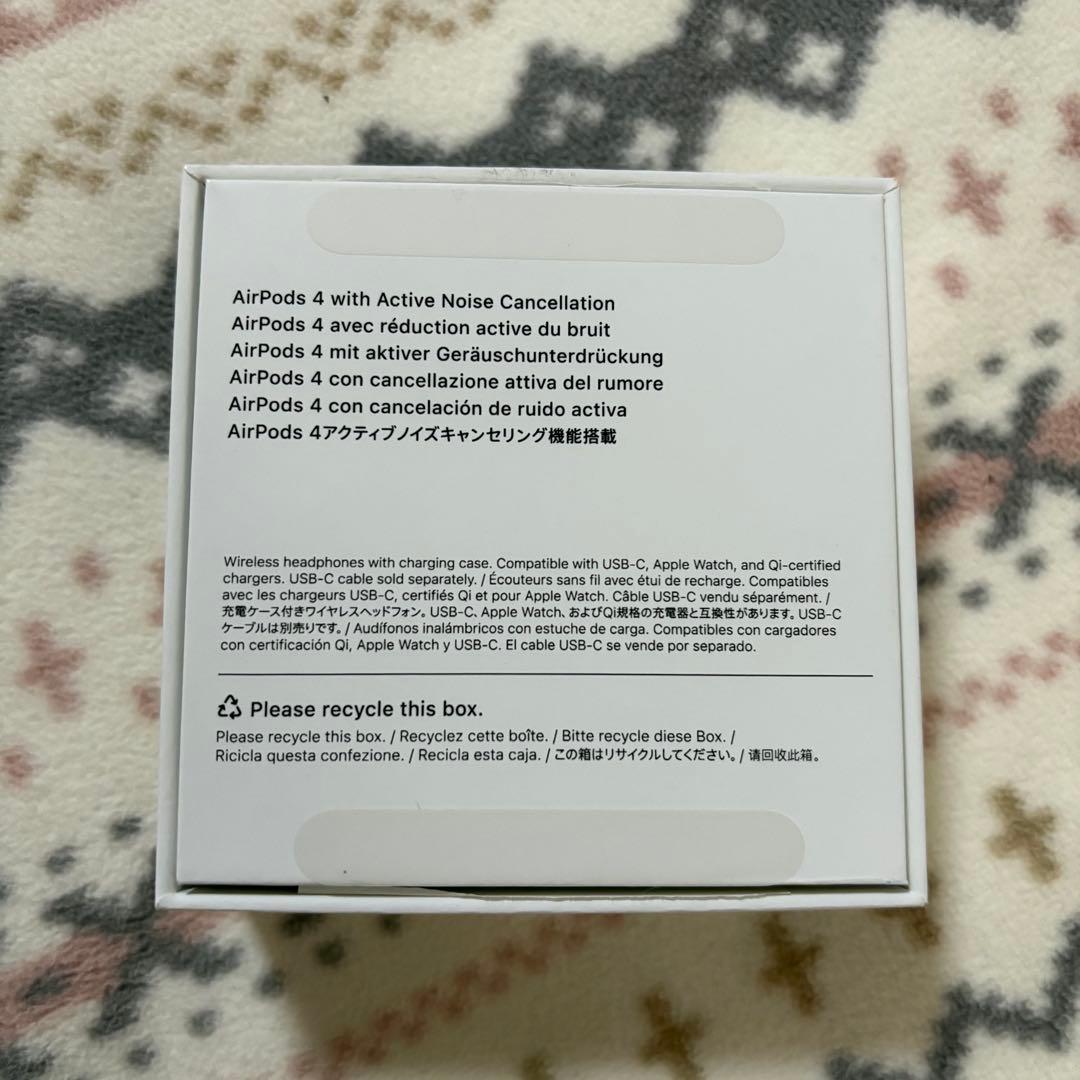 AirPods 第4世代 正規品 ほぼ未使用 箱・説明書あり