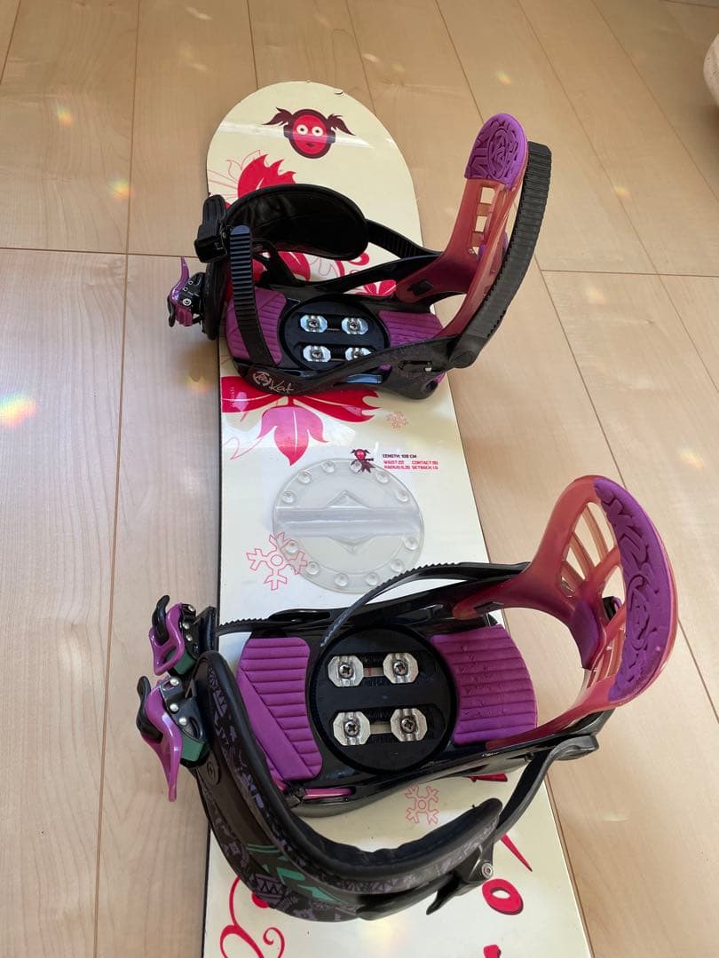 キッズ　スノーボード2点セット　108cm