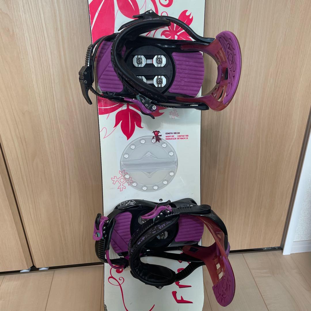 キッズ　スノーボード2点セット　108cm