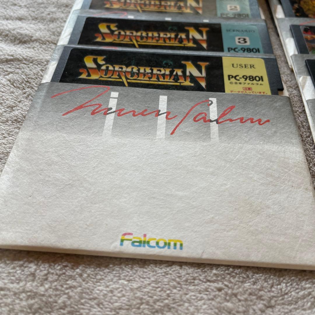 PC9801 ソーサリアン 5inch2DDディスクのみ16枚 追加シナリオあり