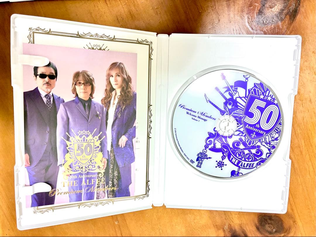 THE ALFEE 50周年記念 プレミアムメンバーズDVD全6巻　記念品