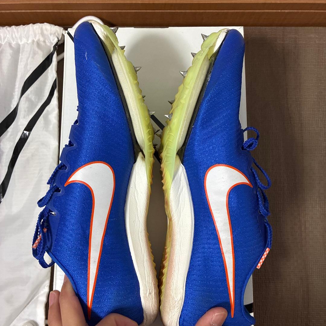 Nike Zoom 青 スパイクシューズ 収納袋付き