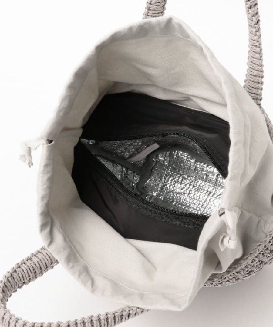 DEAN&DELUCA BEAMS COUTURE クロッシェバスケットバッグ