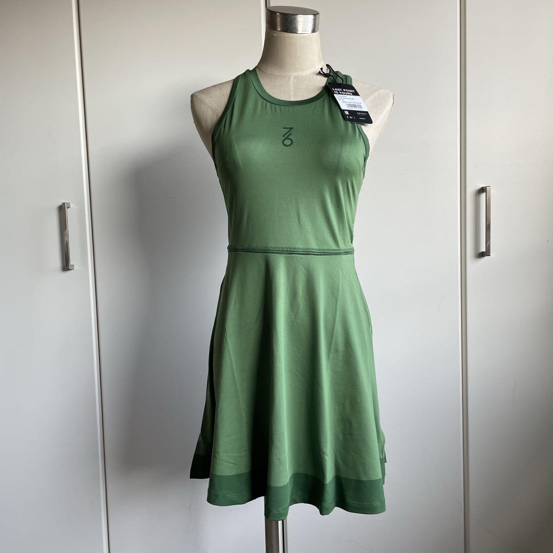 日本初上陸　セブンシックス　テニスウェア　ワンピース　グリーン　M