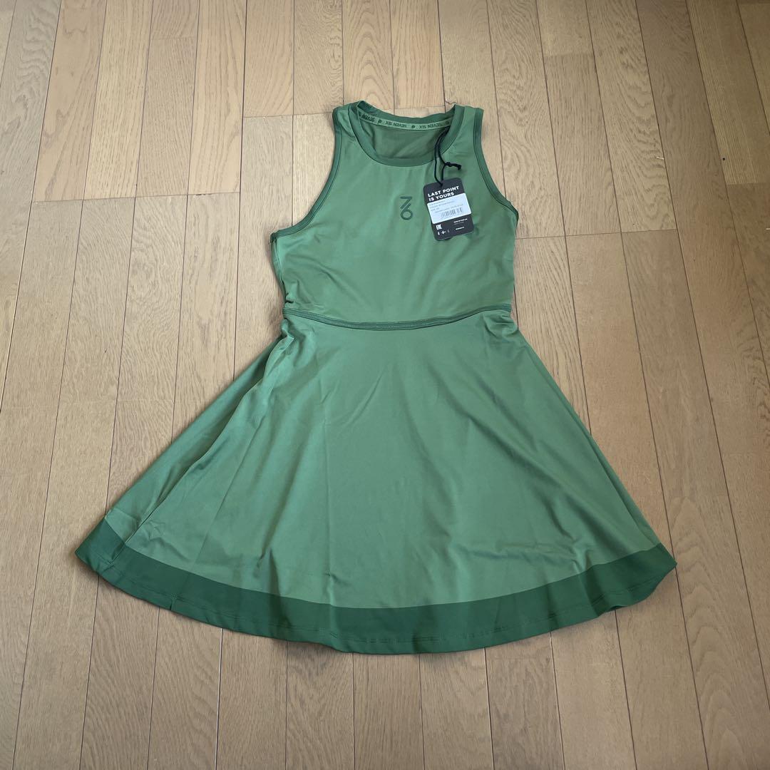 日本初上陸　セブンシックス　テニスウェア　ワンピース　グリーン　M