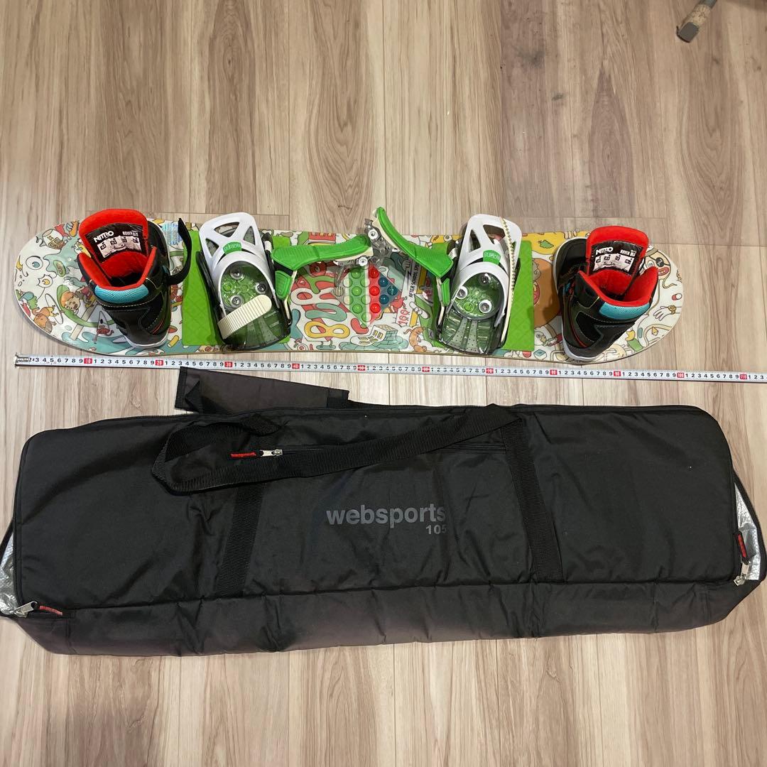 BURTON キッズ2点セット 100cm+NITRO プーツ18cm