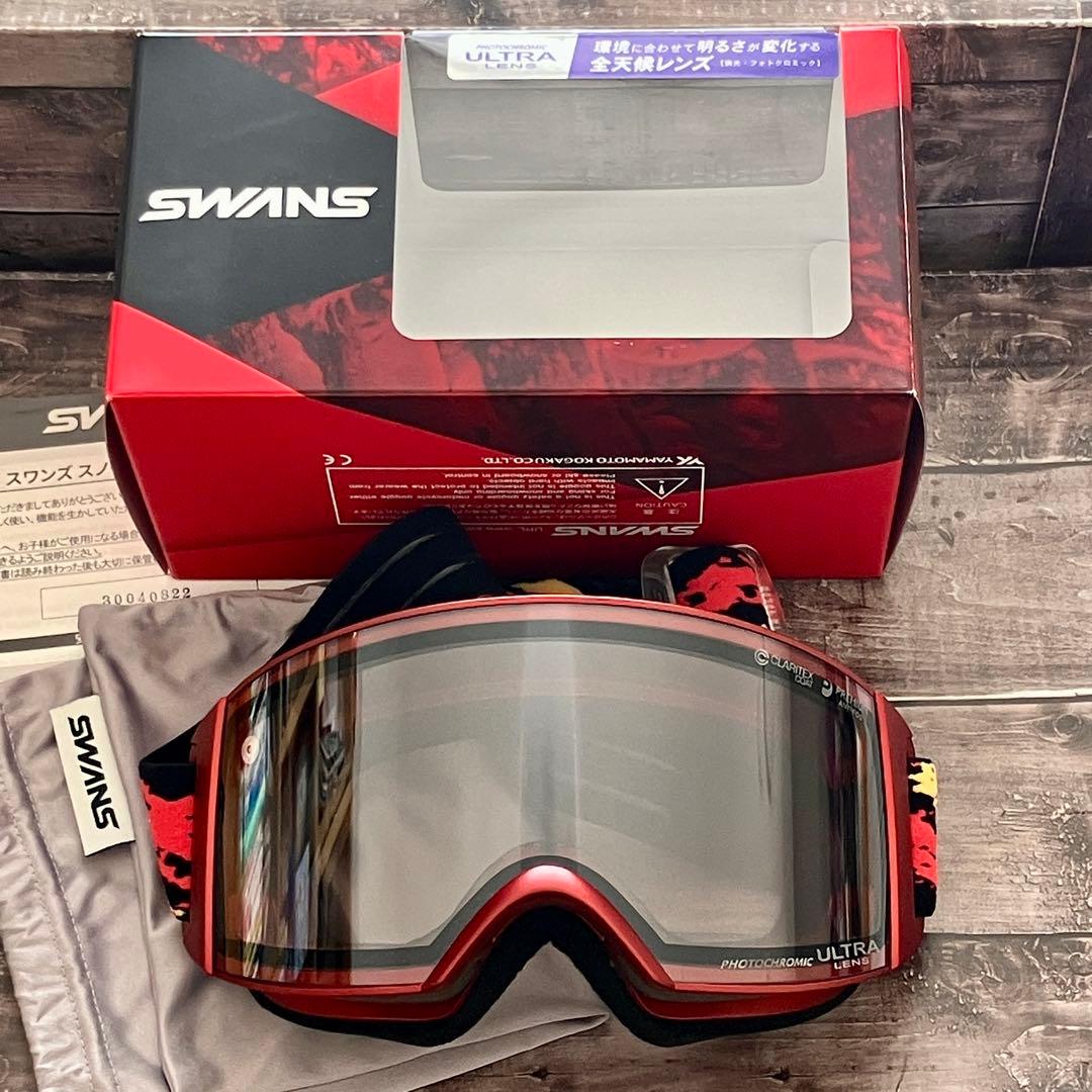 SWANS ゴーグル ラカン RA-MDH-CU-LG (R/GM) 24/25