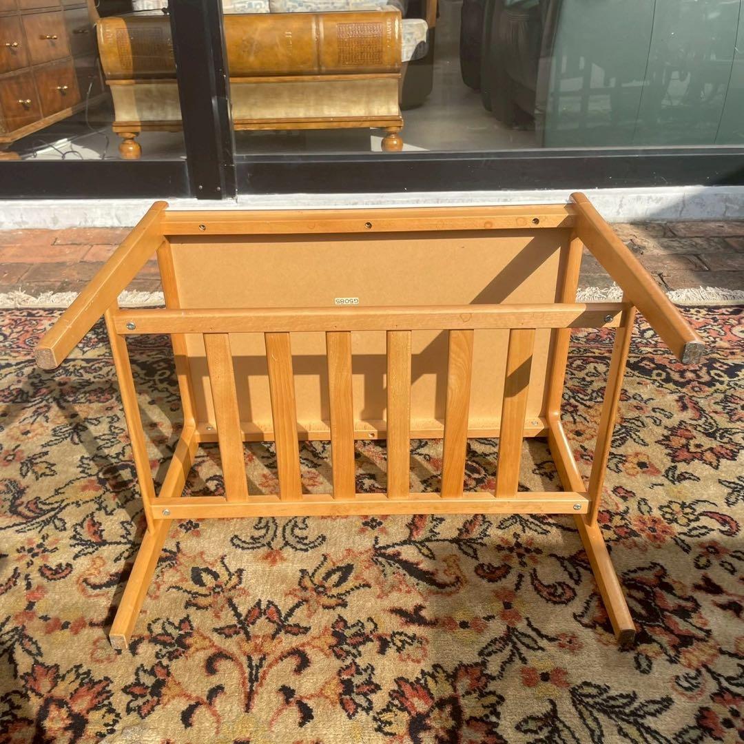 カリモク　サイドテーブル　ローテーブル　ミニ　小さめ　白色