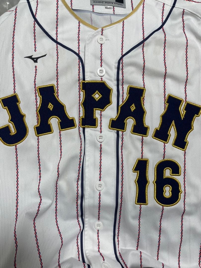 最安値　大谷翔平 WBC 2023 レプリカユニフォーム 刺繍 ホーム Mサイズ
