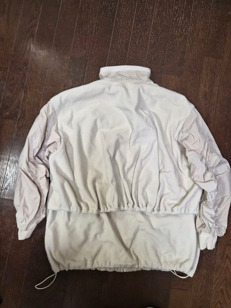 AMERI フリースジャケット　アイボリー