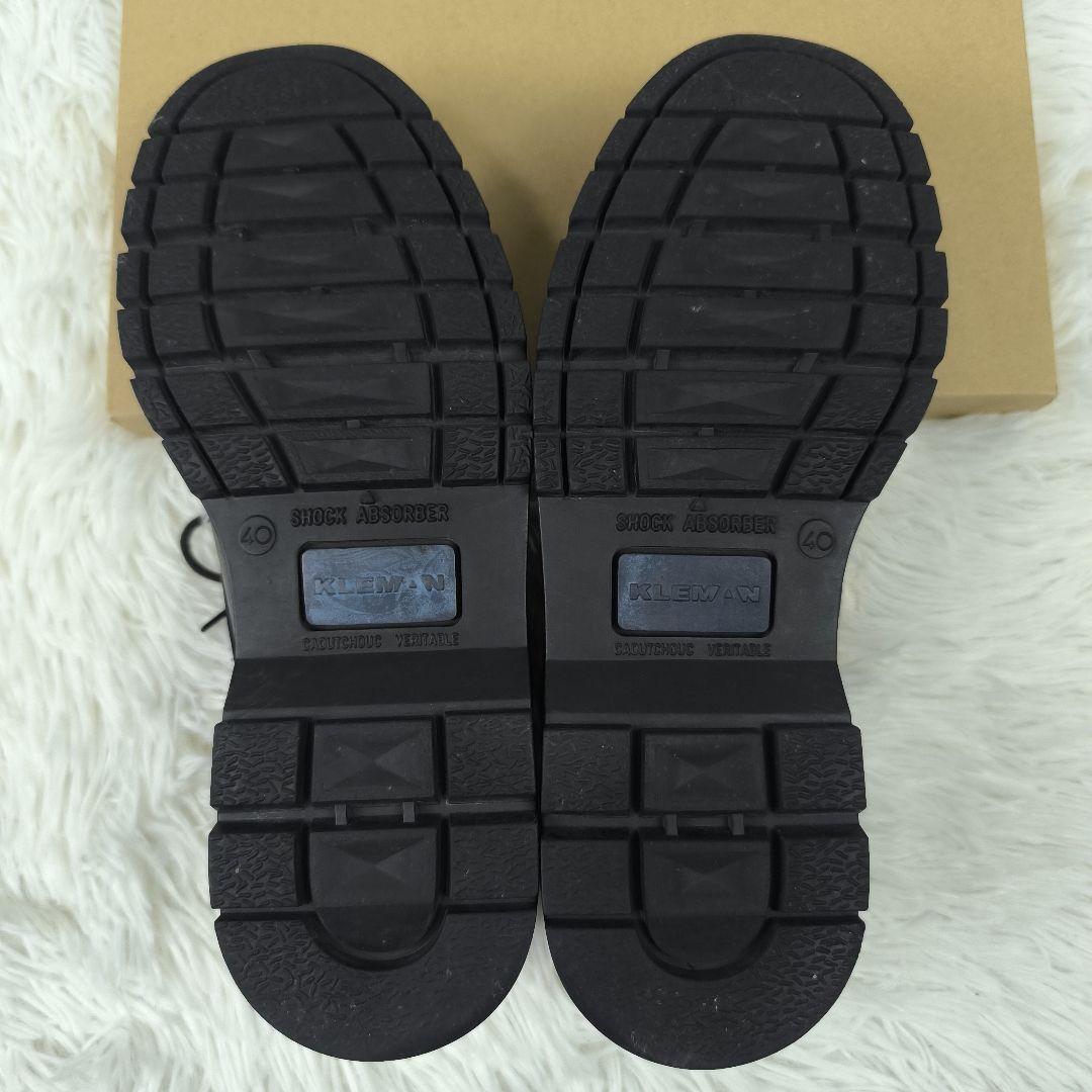 ✨極美品✨ クレマン フローダ レースアップシューズ レザー Uチップ 黒