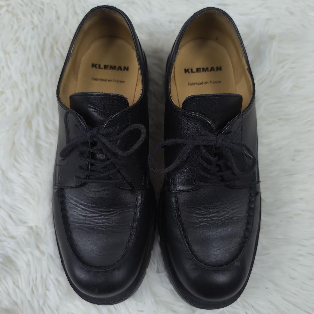 ✨極美品✨ クレマン フローダ レースアップシューズ レザー Uチップ 黒