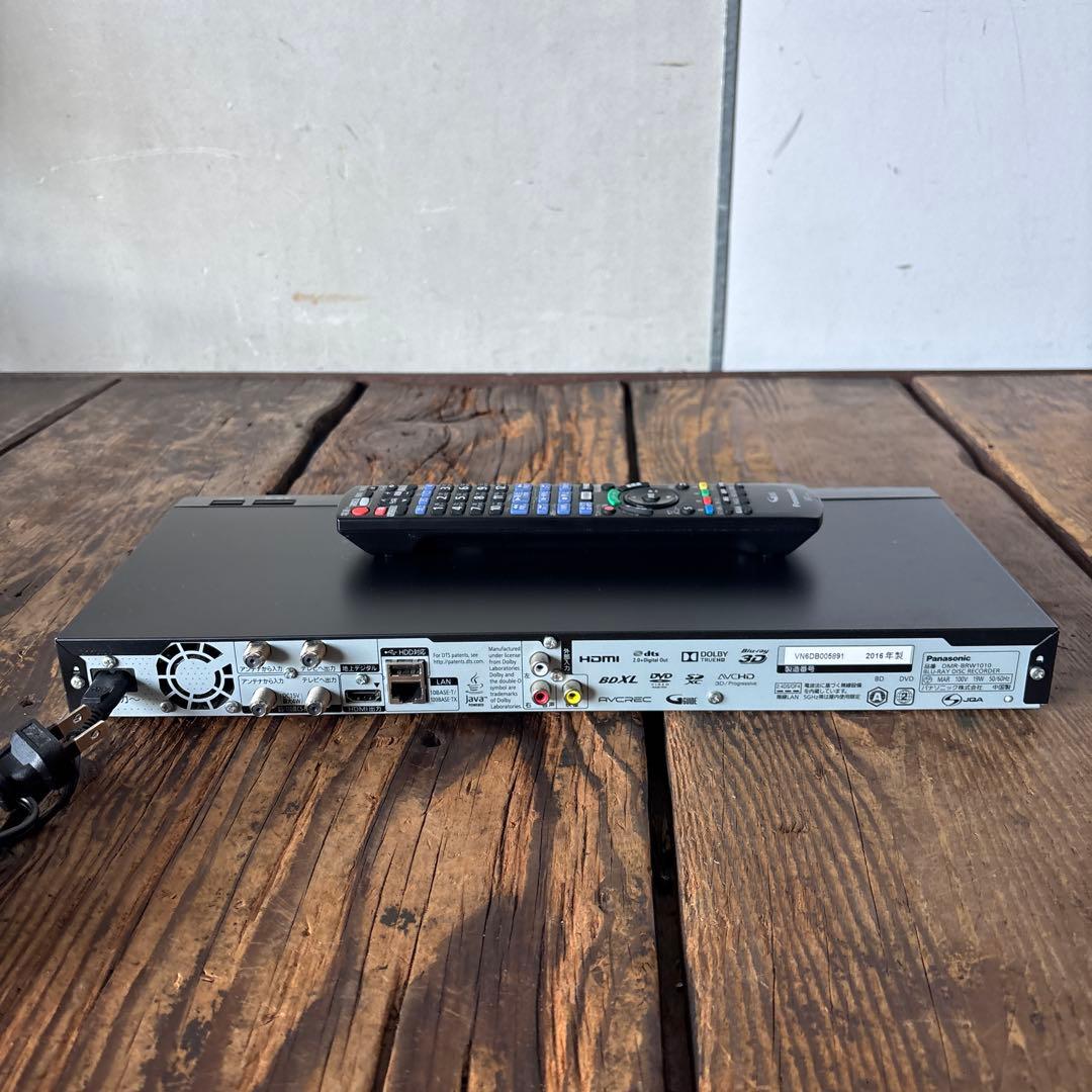 Panasonic DMR-BRW1010 ブルーレイレコーダー 2016年
