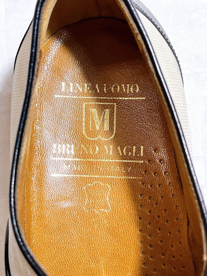 イタリア製【未使用】BRUNOMAGLI スペクテイターシューズ コンビ UK9