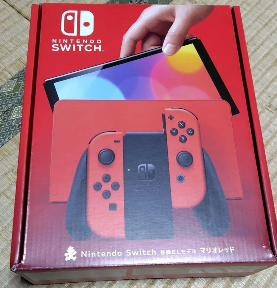 ・ニンテンドー Switch本体 有機EL マリオレッド ・ケース ・カバー
