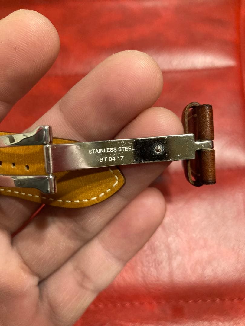 エルメス　Apple Watch 42mm 44mm用　ディプロイアントバックル