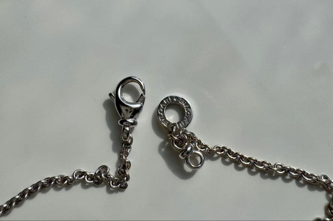 ク*ン様 ブルガリ　インゴットネックレス　K18WG