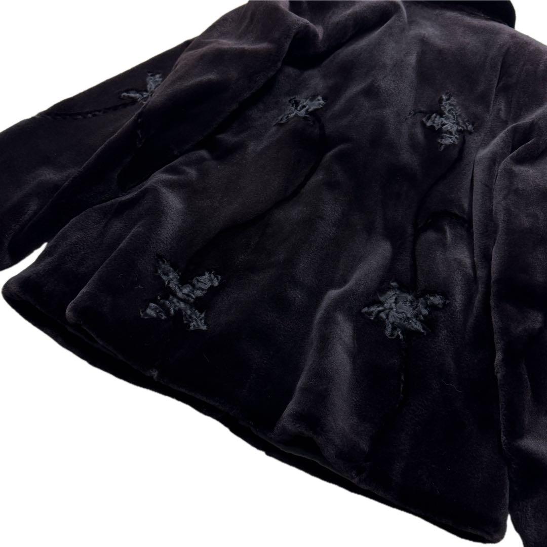 未使用　サガミンクロイヤル　シェアードミンク　ファーコート　XL相当　毛並み◎