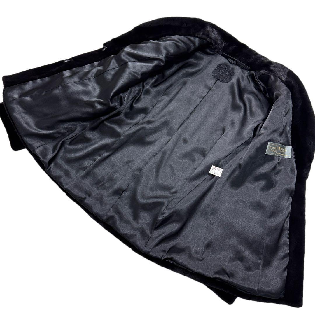 未使用　サガミンクロイヤル　シェアードミンク　ファーコート　XL相当　毛並み◎