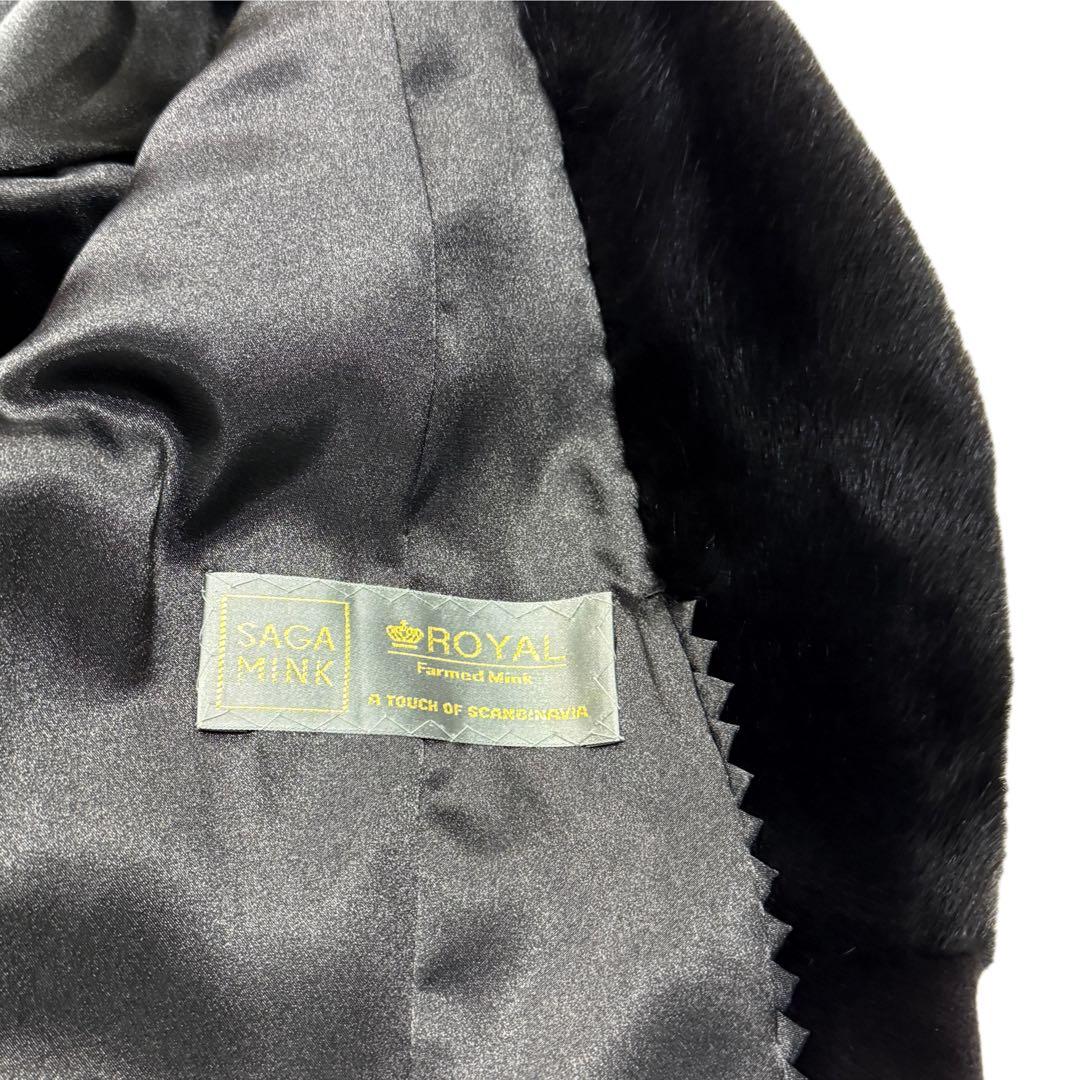 未使用　サガミンクロイヤル　シェアードミンク　ファーコート　XL相当　毛並み◎
