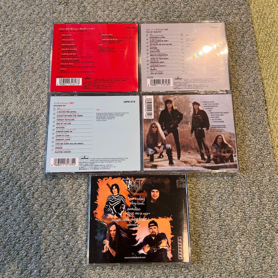 北欧メタル　TNT 国内初回盤含む帯付CD5枚セット