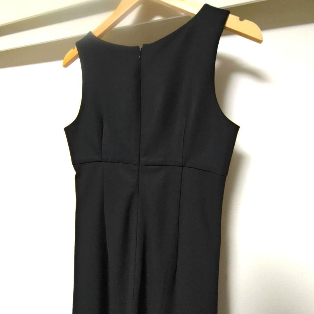 23SS IENA maisonコンパクトツイルサロペット 36 黒 レディース