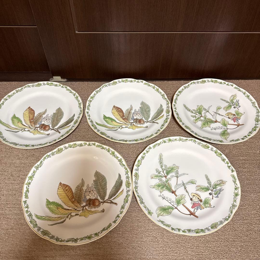 となりのトトロ　ノリタケ　27cm 大皿　5枚セット