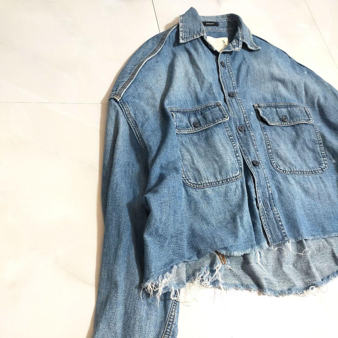 希少✨R13 クロップド　デニムシャツ　ジャケット　ドゥーズィエムクラス取扱