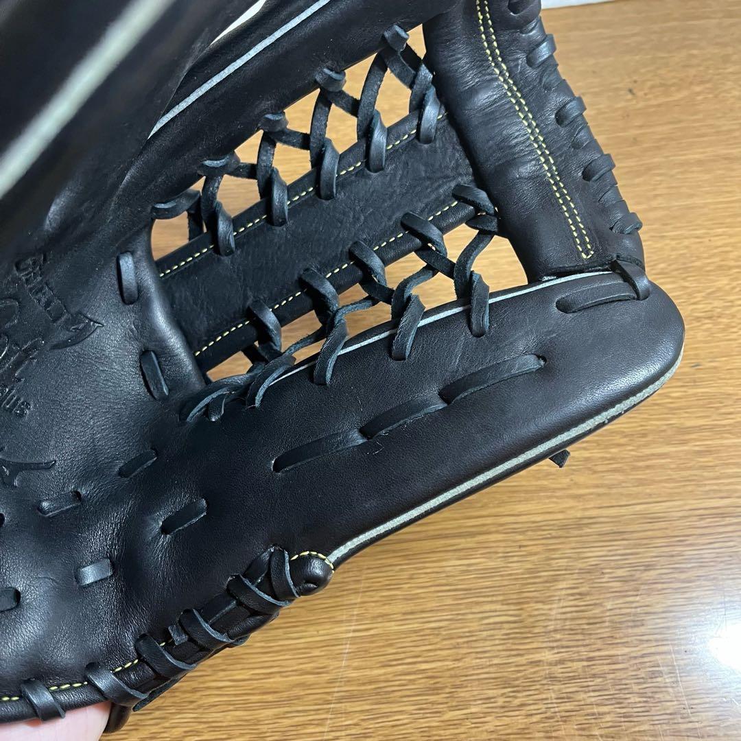 Mizunoセレクト9 ソフトプラス ブラック 軟式グローブ 左投げ 外野 美品
