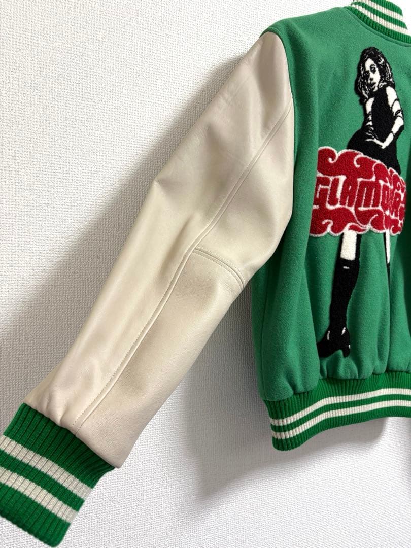 美品★ヒステリックグラマー⬛︎VIXEN GIRL刺繍 ヴァーシティジャケット⬛︎S