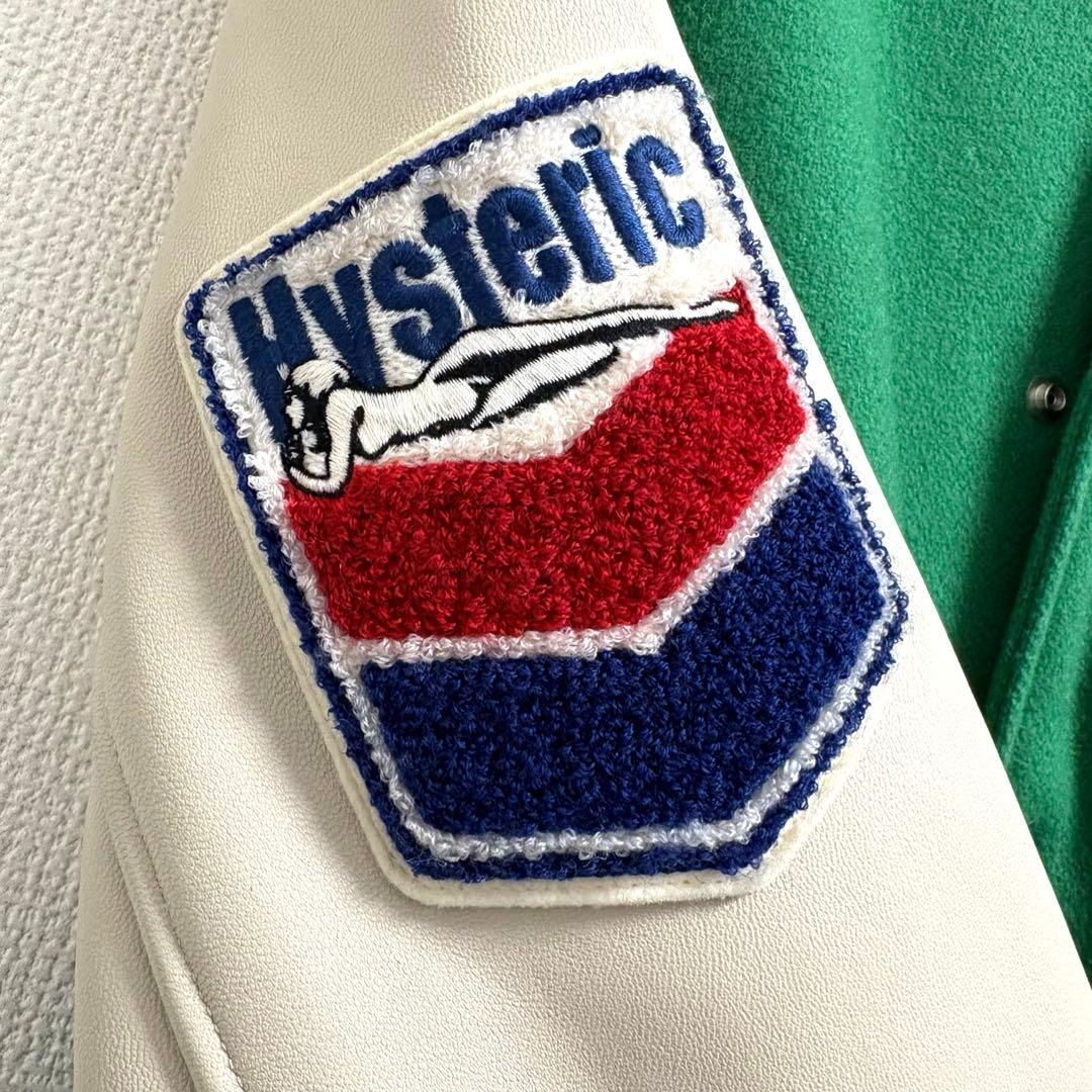 美品★ヒステリックグラマー⬛︎VIXEN GIRL刺繍 ヴァーシティジャケット⬛︎S