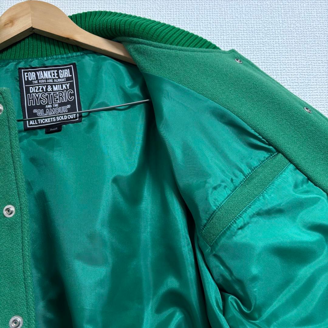 美品★ヒステリックグラマー⬛︎VIXEN GIRL刺繍 ヴァーシティジャケット⬛︎S