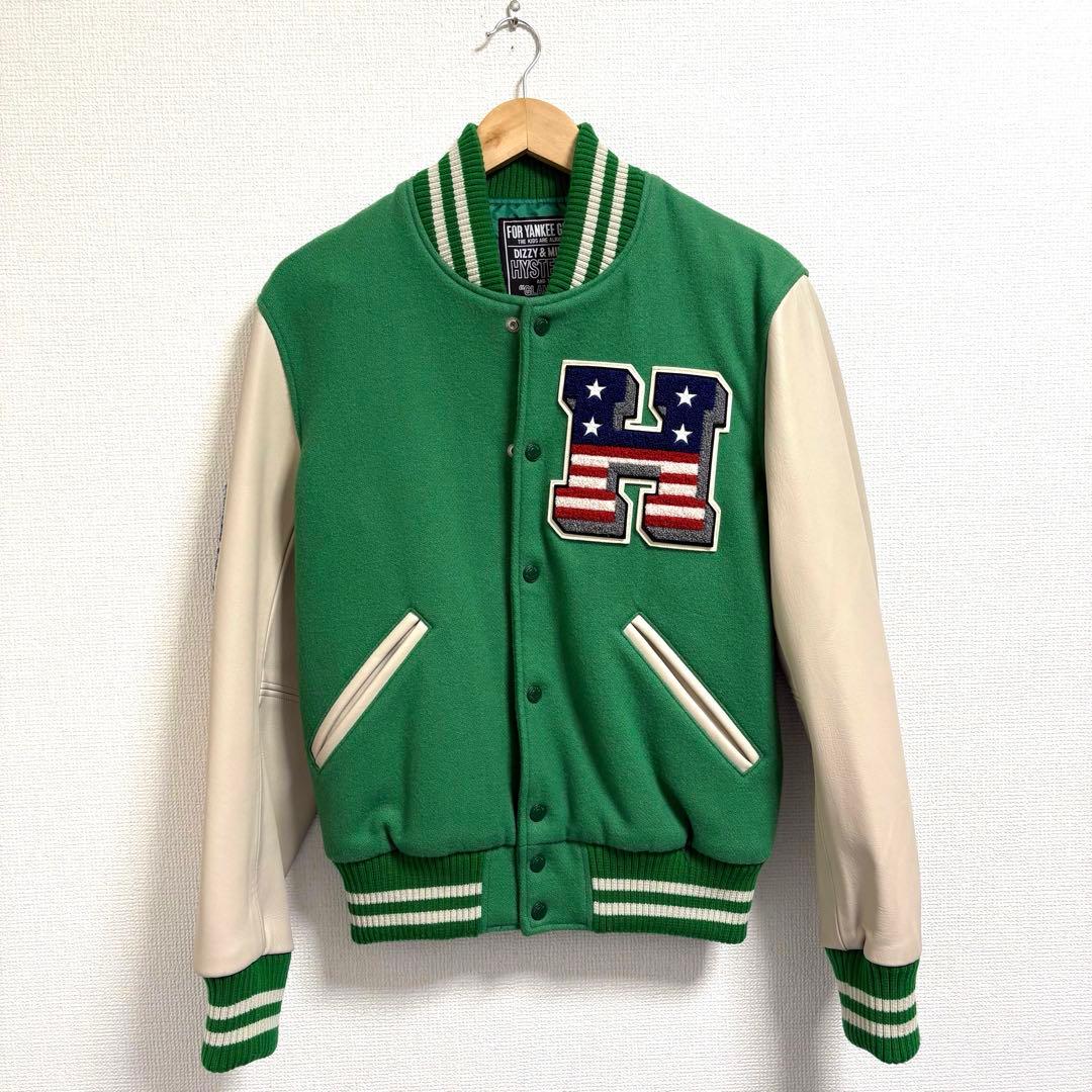 美品★ヒステリックグラマー⬛︎VIXEN GIRL刺繍 ヴァーシティジャケット⬛︎S