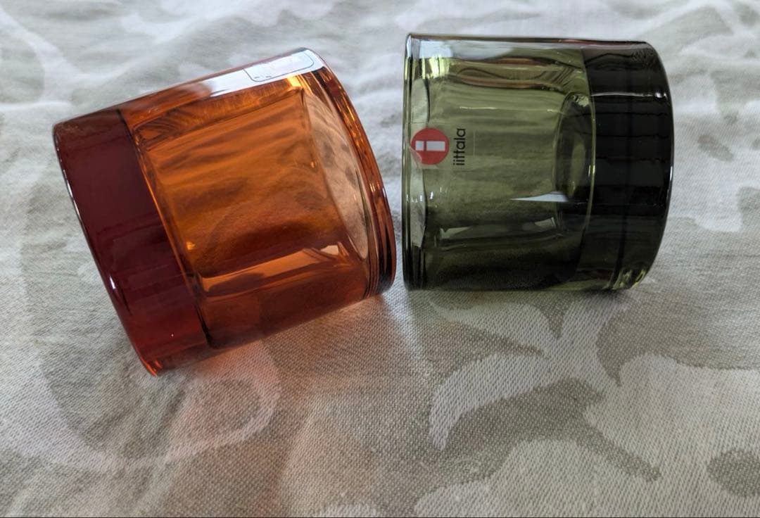  kivi キャンドルホルダー セビリアオレンジ、モスG セット