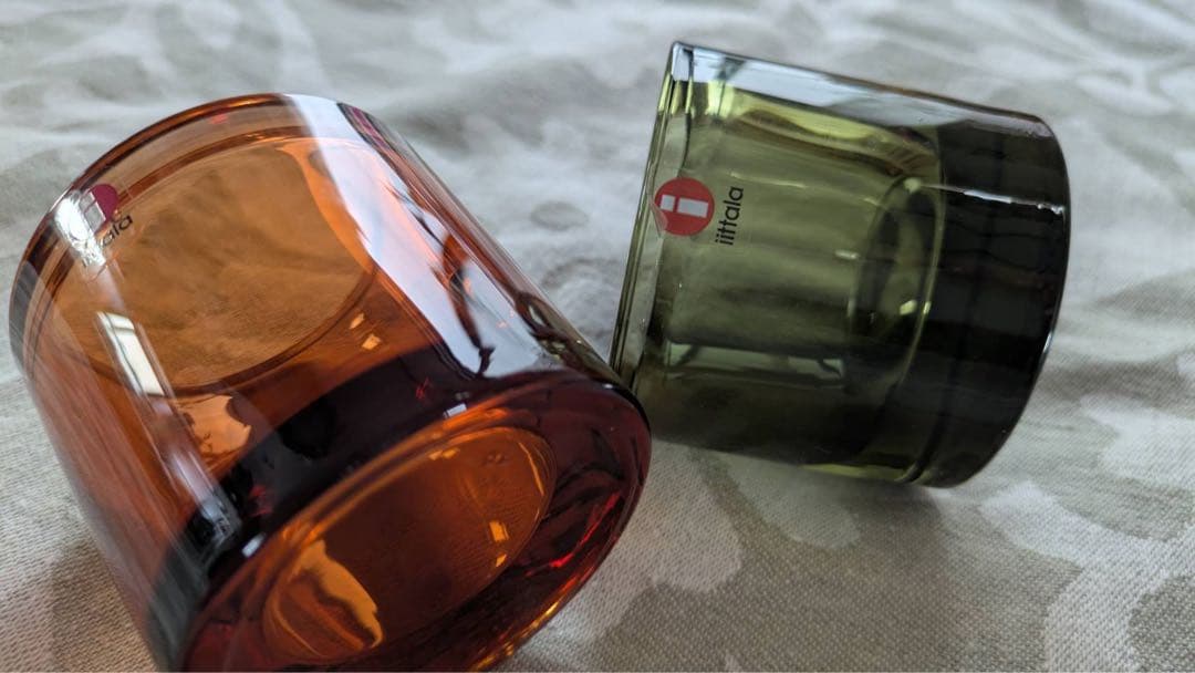  kivi キャンドルホルダー セビリアオレンジ、モスG セット