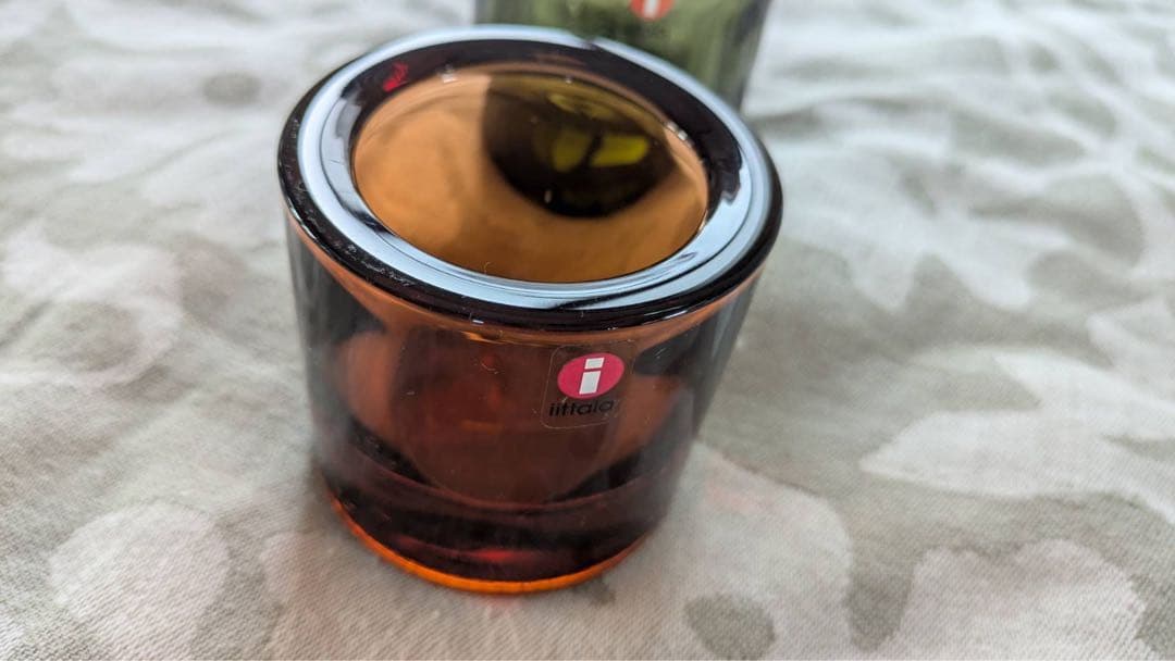  kivi キャンドルホルダー セビリアオレンジ、モスG セット