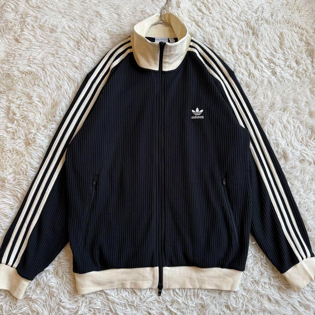 【韓国限定✨️】adidas トラックジャケット ワッフル ベッケンバウアー 黒