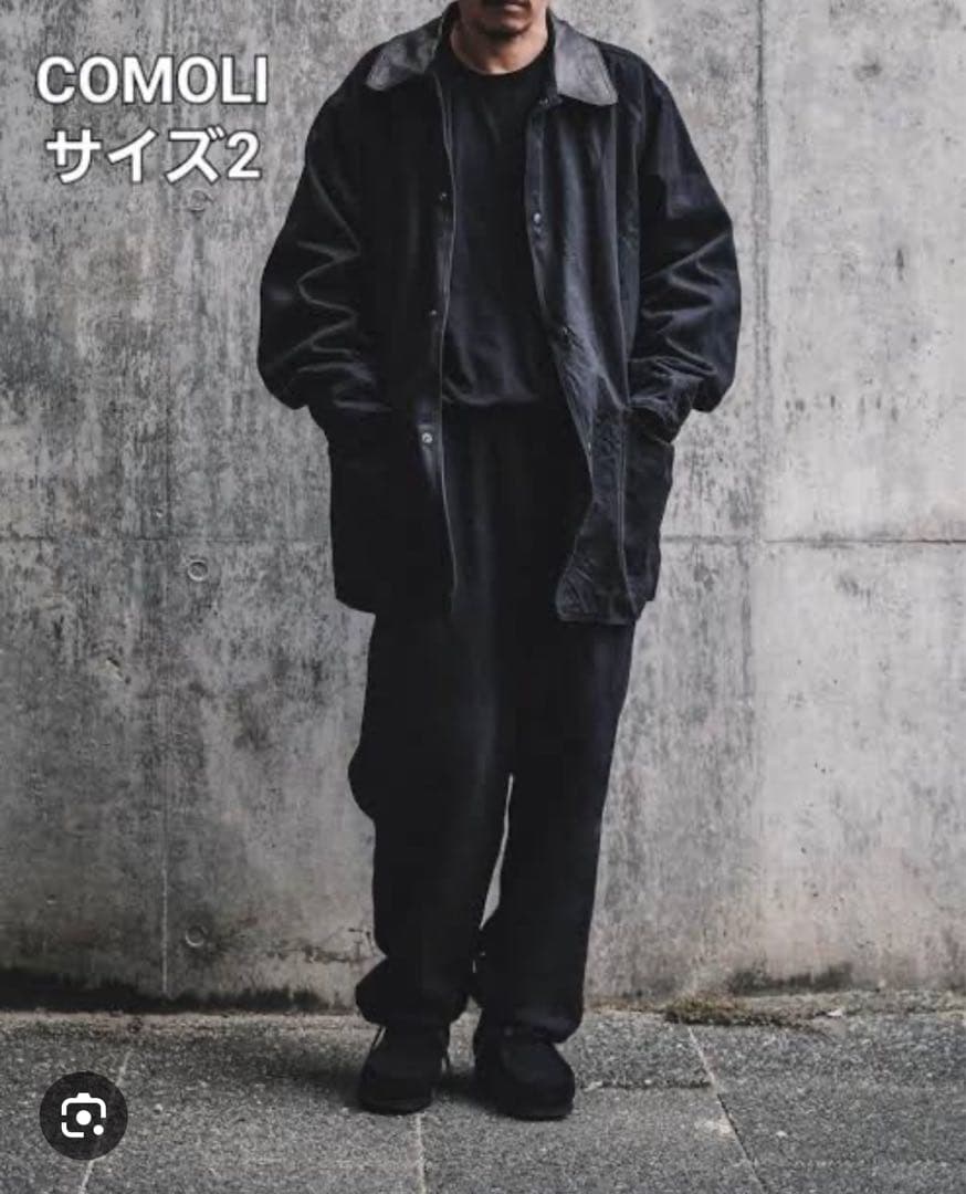 COMOLI 25AW デニムレザーワークジャケット　サイズ2 新品未使用