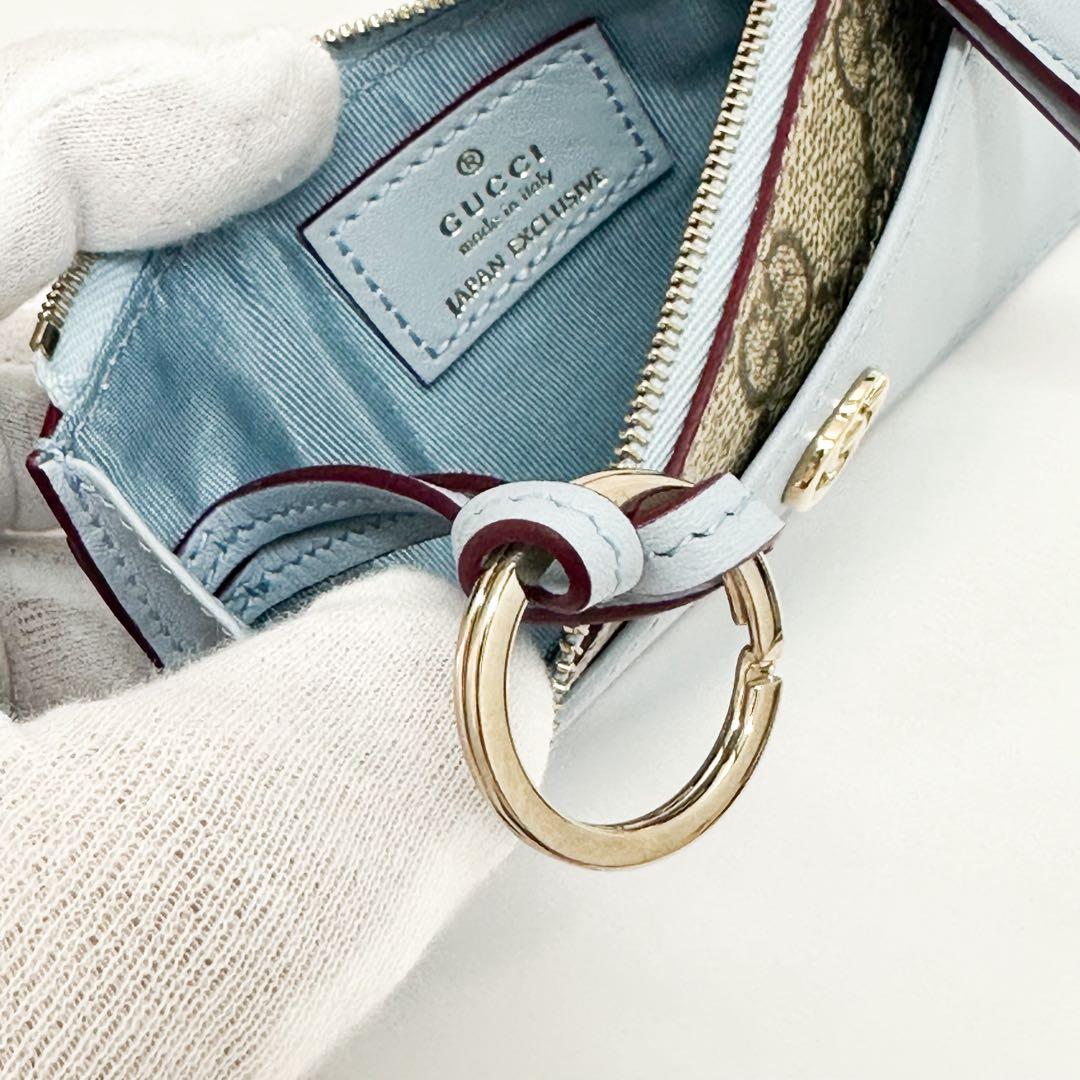 GUCCI 日本限定 ヒグチユウコ キーケース ブルー カードケース 