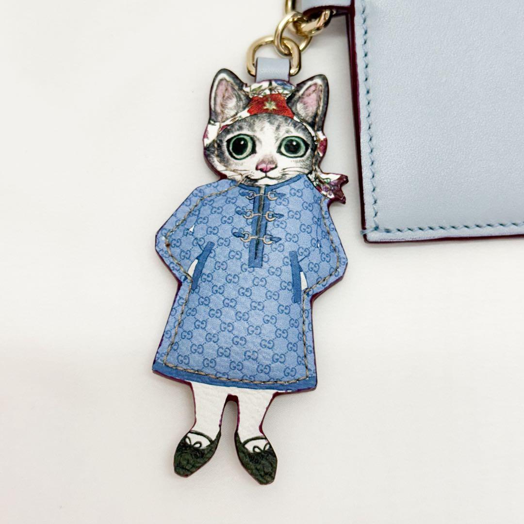 GUCCI 日本限定 ヒグチユウコ キーケース ブルー カードケース 