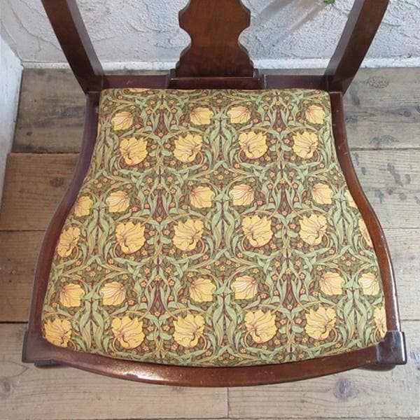 イギリス アンティーク 家具 クイーンアンチェア 猫脚 椅子 英国 4041e