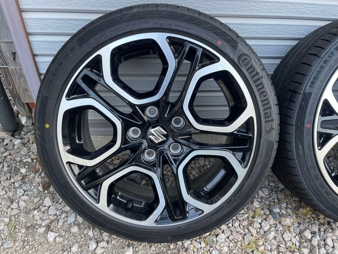 スイフト　純正ホイール　17インチ　新車外し