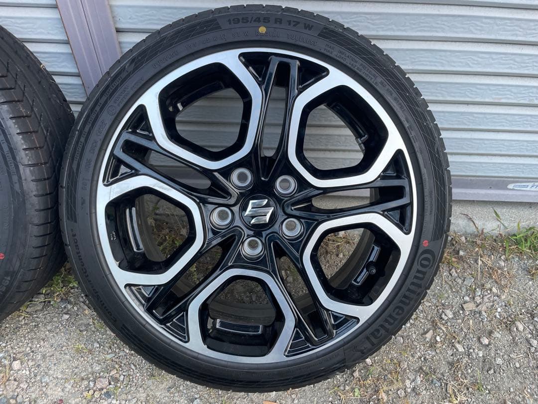 スイフト　純正ホイール　17インチ　新車外し