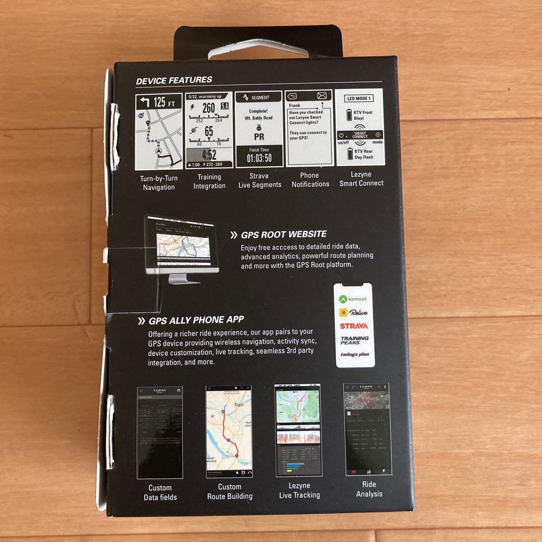 LEZYNE SUPER PRO GPS サイクルコンピューター　マウント付き