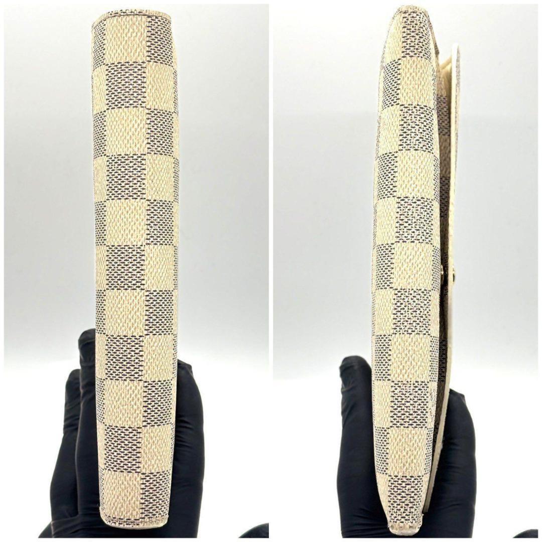 花*※様 ルイヴィトン　長財布 ポルトフォイユ エミリー ダミエ アズール チェ