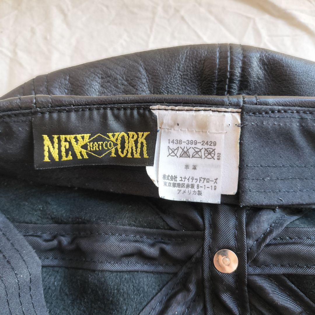 NEW YORK HAT NewBoy Leather【羊革】Lsize