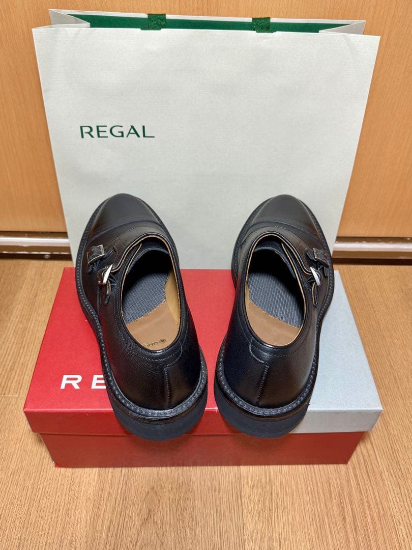 【REGAL】27YRリーガルゴアテックス防水ダブルモンク
