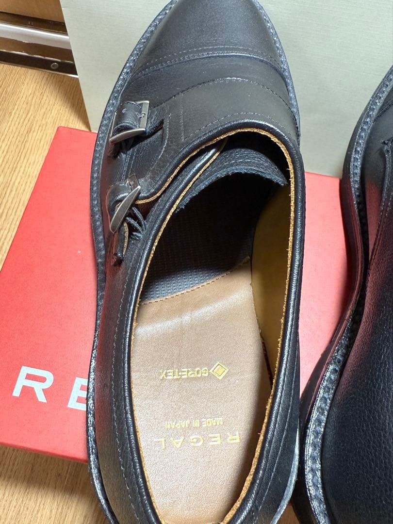 【REGAL】27YRリーガルゴアテックス防水ダブルモンク