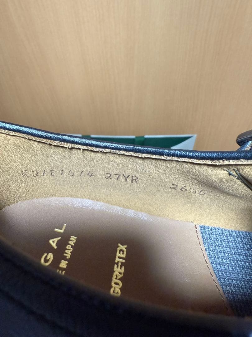 【REGAL】27YRリーガルゴアテックス防水ダブルモンク