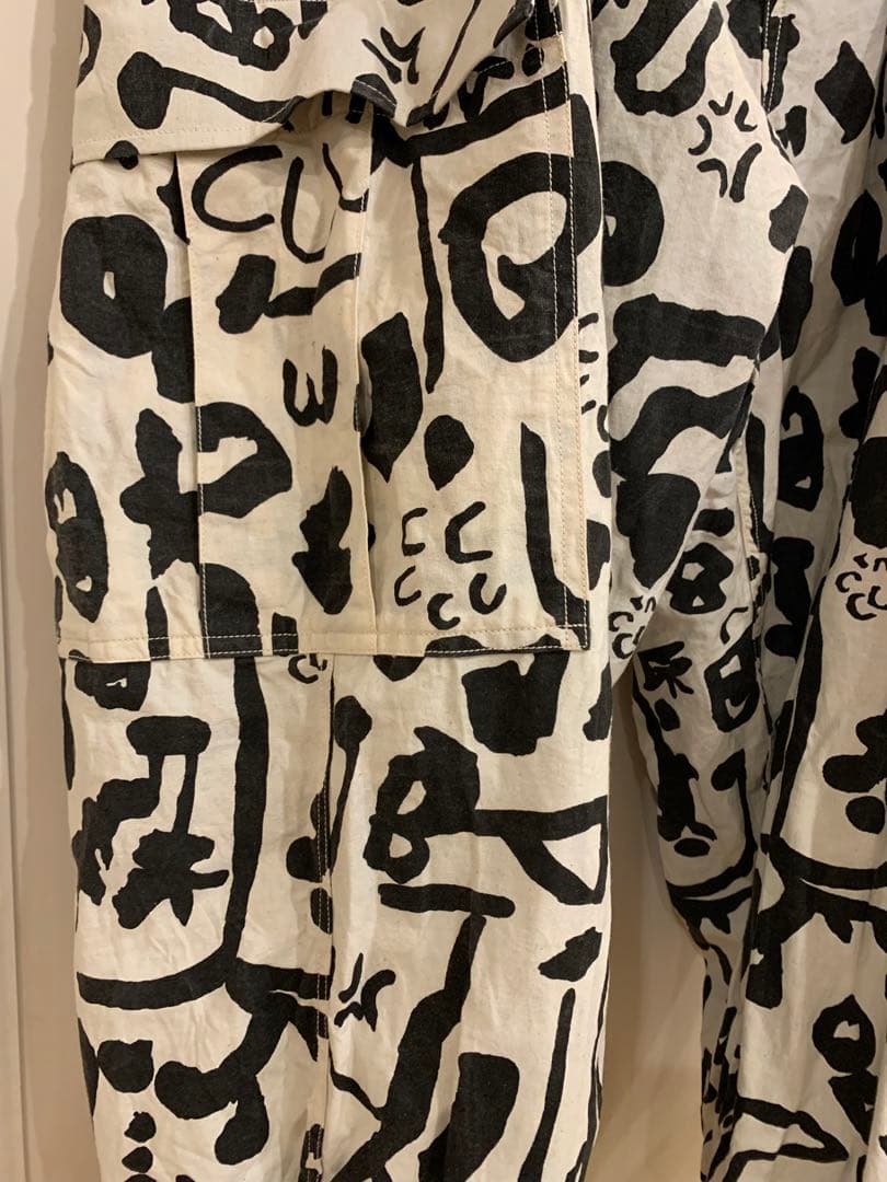 新品完売　KAVAL シルクカーゴパンツ